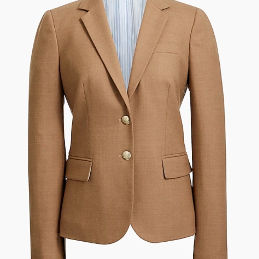 J Crew Factory Camel Blazer